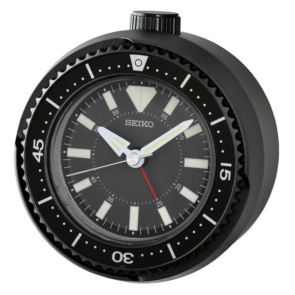 Seiko-Reisewecker-QHE207K-schwarz-drehbare-luenette