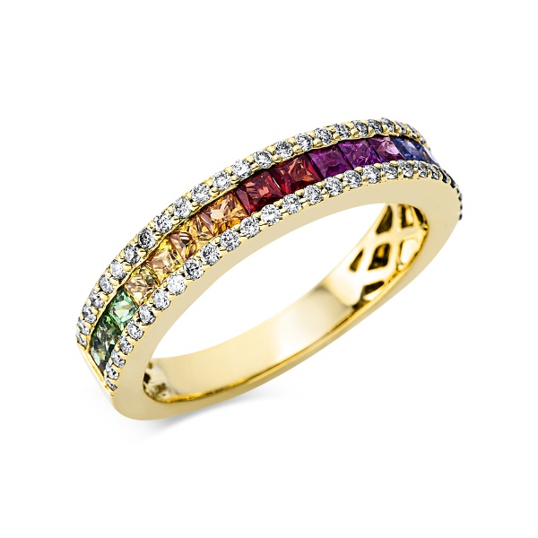 Diamantring 750 Gold 1AR79G8 Rainbow