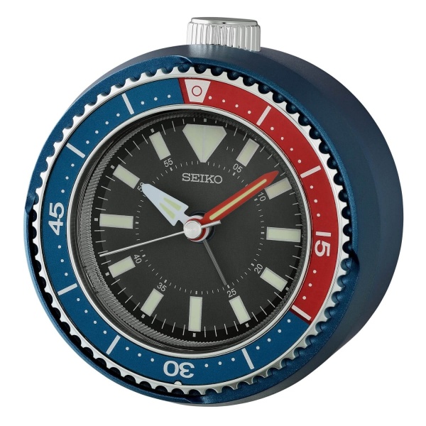 Seiko-Reisewecker-QHE207L-pepsi-drehbare-luenette