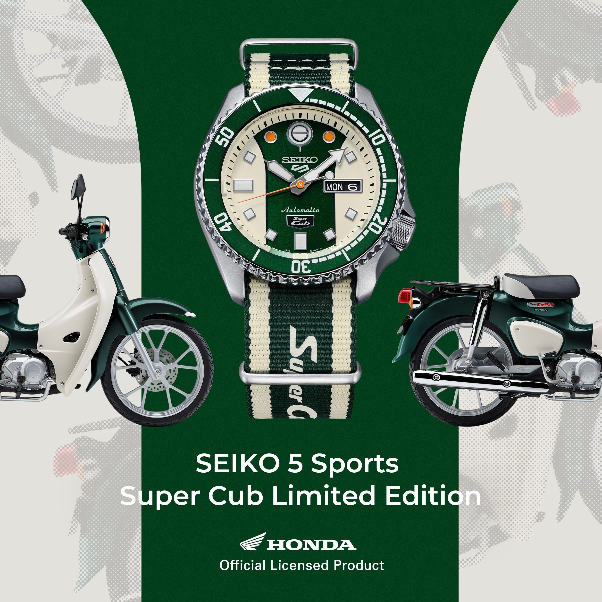 Seiko 5 Sports SRPJ49K1 Super Cub Limited Edition