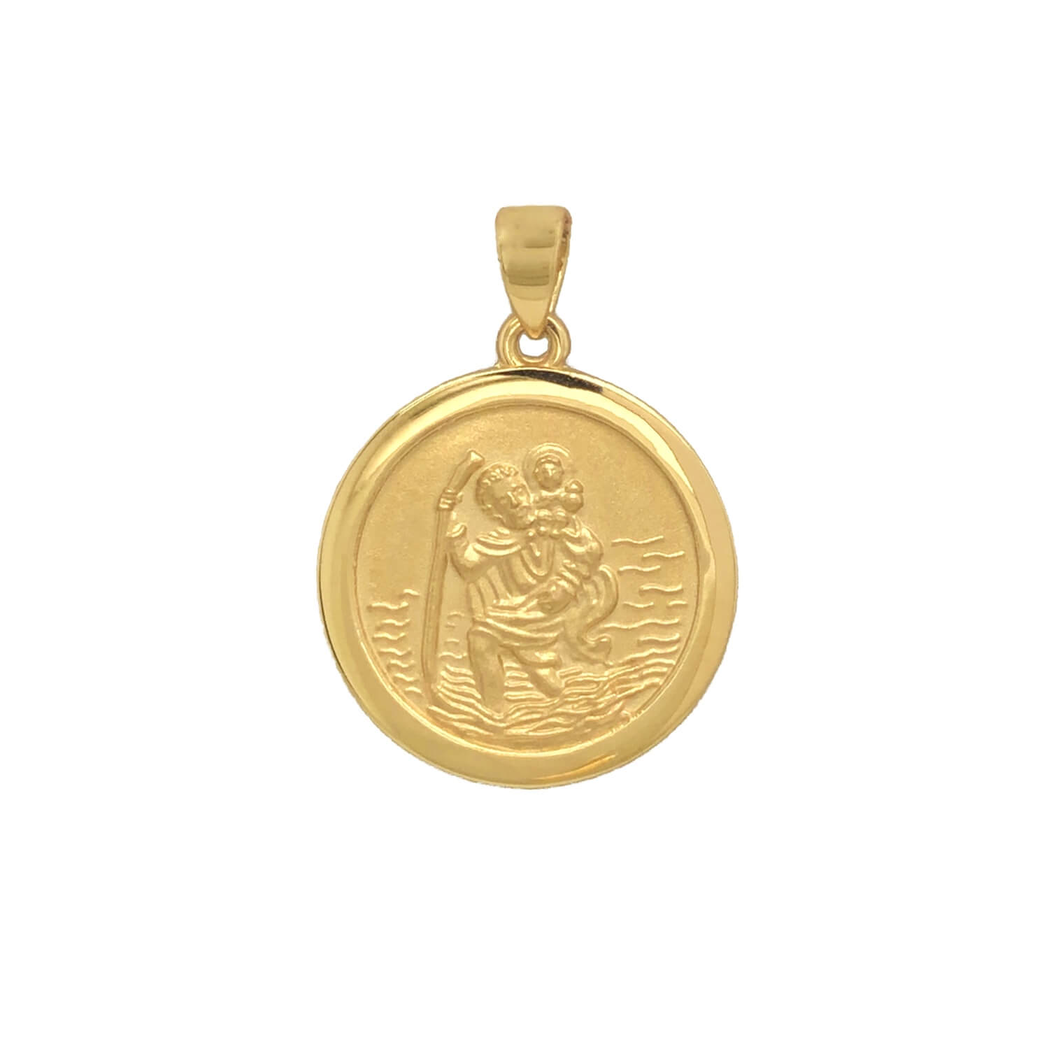 Anhänger Christopherus 585 Gold Christophorus 14 karat Qualität Gelbg,  119,89 €