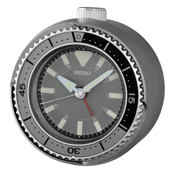 Seiko-Reisewecker-QHE207N-grau-drehbare-luenette